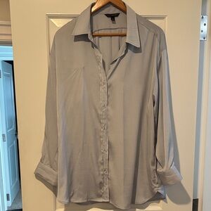 Banana Republic Light Gray Blouse
